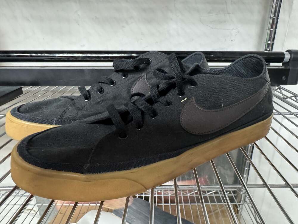 Nike Court Legacy Canvas Black Gum Sneakers CW6539-004